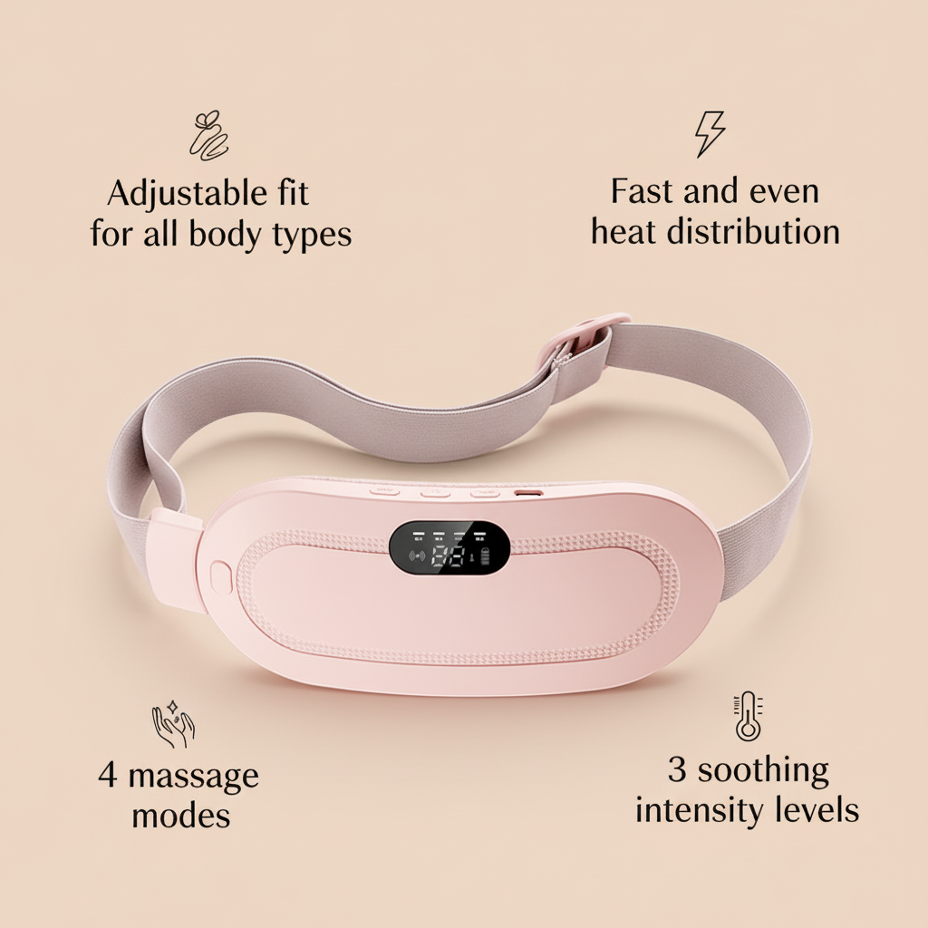 Belt Menstrual Spasm Blumease Massager